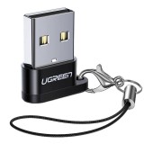 UGREEN USB-A 2.0 - USB-C bluetooth adapter fekete (50568) (50568)