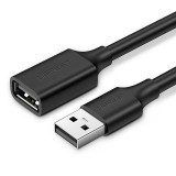 Ugreen USB A To Female Extension Cable Black 1M USB kábel USB 2.0 Fekete