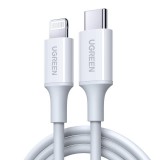 UGREEN USB-C - Lightning kábel PD, 3A 0.5m fehér(60747) (60747)
