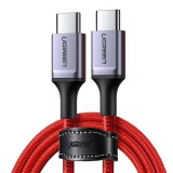 UGREEN USB-C- USB-C kábel 1m piros (60186) (UG60186) - Adatkábel