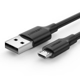 UGREEN USB-Micro USB kábel, QC 3.0, 2,4A, 0,25m (fekete)