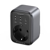UGREEN Utazó adapter CD314 2xUSB-A, 1xUSB-C EU-US (15289) (15289)