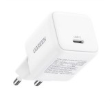 UGREEN X513 hálózati töltő Type-C aljzat (30W, GaN, PD gyorstöltő) FEHÉR