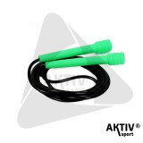 Ugrókötél műanyag Aktivsport 213 cm zöld
