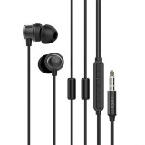 UiiSii K8 mikrofonos fülhallgató fekete (MG-USK8-02) (MG-USK8-02) - Fülhallgató