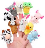 Ujjbáb készlet 10 db (állat figurás)