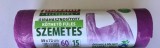 Újr Köthetőfüles Kukazsák 60L. 15Db