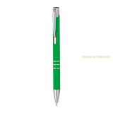 Újrahasznosított alu gumírozott golyóstoll, ø 1 × 14,3 cm