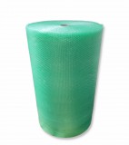 Újrahasznosított légpárnás fólia (buborékfólia) 100 m2 (1 m x 100 m x 50 my) zöld
