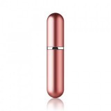 Újratölthető mini parfümszóró rózsaszín, utazó méretű illatszer tároló flakon