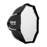 Ulanzi D540 nyitható octagonal softbox méhsejtráccsal, Mini Bowens csatlakozás, 40cm (UL-L066)