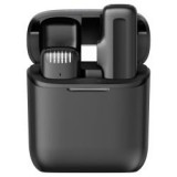 Ulanzi J11 vezeték nélküli Lavalier mikrofon, 1 mikrofon és 1 vevő, usb-c csatlakozás, fekete (UL-31