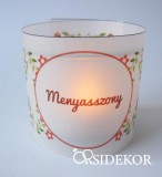 Ültetőkártya pausz vintage