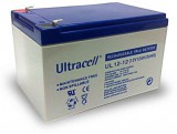 ULTRACELL 12V 12 Ah 12V, 12AH, zselés, ólom  akkumulátor, gondozásmentes, 151x98x101mm, 3.7kg.