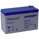 Ultracell 12V 7Ah Zselés akkumulátor