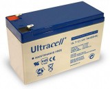 Ultracell UL7-12 12V 7Ah zselés ólom akkumulátor gondozásmentes
