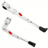 ultrakönnyű alumíniumötvözetből készült, egylábú kitámasztó hegyi kerékpárokhoz, országúti kerékpárokhoz és városi kerékpárokhoz fehér