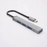 Ultravékony ORICO AH-13 USB-C Hub 4 portos Alumínium Elosztó