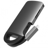 Umax U-Connect Type-C Multiport H7 univerzális notebook dokkoló szürke (UB307) (UB307)