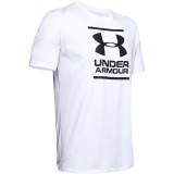 UNDER ARMOUR GL FOUNDATION SS Férfi póló fehér