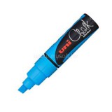 Uni Chalk Marker Pen PWE-8K Broad Chisel Tip - Light Blue (2UPWE8KVK)