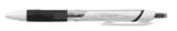 Uni Golyóstoll, 0,35 mm, nyomógombos, fehér tolltest, "SXN-155 Jetstream", fekete (2USXN155F)
