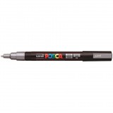 Uni Posca UNI PC-3M 0.9-1.3 mm Dekormarker - Ezüst (186594)
