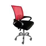 Unic Spot Jolly mesh irodai forgószék, US 128, piros-fekete