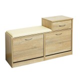 Unic Spot Junda cipőszekrény, fehérített tölgy