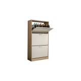 Unic Spot Vario cipőszekrény, fehér-fehérített tölgy