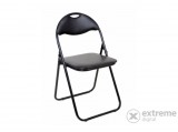 UNICSPOT Cordoba fémvázas szék, fekete, Méret: 86x38x40 cm