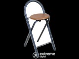 UNICSPOT Polka összecsukható szék, natúr, Méret: 81x30x30 cm