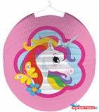 Unikornis Pink Lampion 25 cm