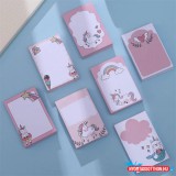 Unikornis téglalap alakú öntapadós jegyzettömb