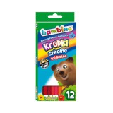 Unipap Bambino: Háromszögletű színesceruza készlet 12db