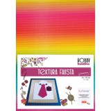 Unipap Bambino: Szivárványos sárga dekor 3D hullámkarton B4 25x35cm