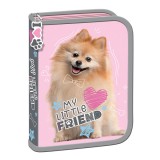 Unipap My Little Friend kutyás kihajtható tolltartó 20,5x13,5x3,5cm