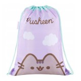 Unipap Pusheen lila tornazsák, sportzsák 43x34cm