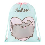 Unipap Pusheen menta tornazsák, sportzsák 34x43cm