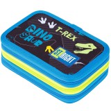 Unipap St.Right Dinoszauruszos három emeletes töltött tolltartó