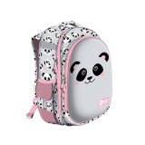 Unipap St.Right Grey Panda kétrekeszes iskolatáska, hátizsák 39x29x17cm