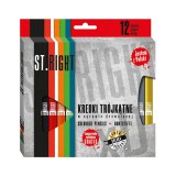 Unipap St.Right Háromszögletű színes ceruza 12db-os szett hegyezővel