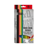 Unipap St.Right Hatszögletű színes ceruza radír véggel 12db-os szett