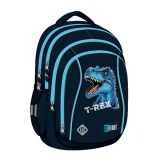 Unipap St.Right Kék T-Rex ergonomikus iskolatáska, hátizsák BP04 43x32x20cm
