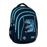 Unipap St.Right Kék T-Rex ergonomikus iskolatáska, hátizsák BP26 39x27x17cm