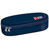 Unipap St.Right Navy Blue ovális tolltartó PC01 23x9,5x6cm