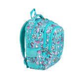 Unipap St.Right Pasztell Láma BP26 iskolatáska hátizsák 15"