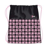 Unipap St.Right Pink Checkered tornazsák, sportzsák 43x34cm