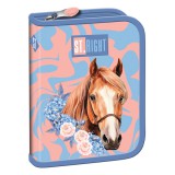 Unipap St.Right Romantic Horse lovas kihajtható tolltartó PC03 20,5x14x3,5cm