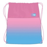 Unipap St.Right Rózsaszín-kék színátmenetes tornazsák, sportzsák 34x43cm